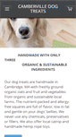 Mobile Screenshot of cambervilledogtreats.com